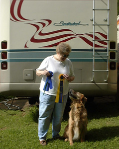 SmallPicture of Dylan with NJP title ribbons